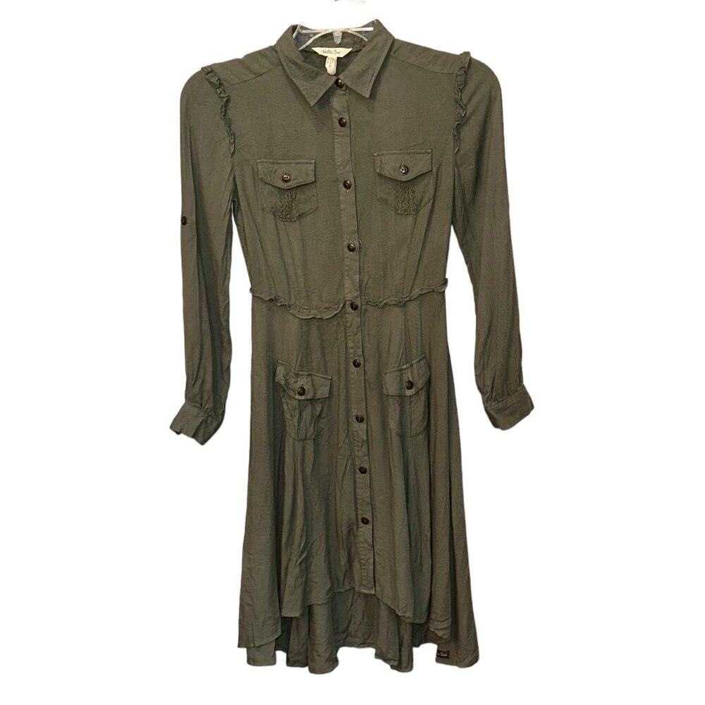 Matilda Jane Once Upon A Time A Canopy Dress Olive Green Size XS